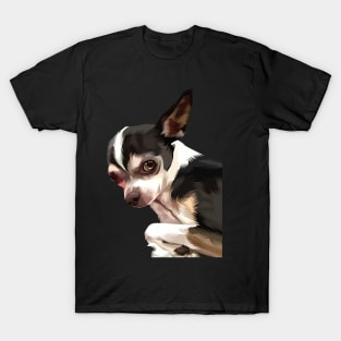 cute puppy-vector art the dog T-Shirt